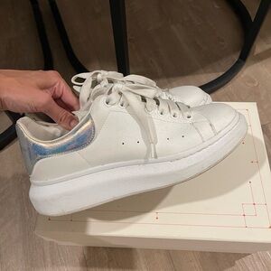 Alexander McQueen white sneakers women’s size 40.5